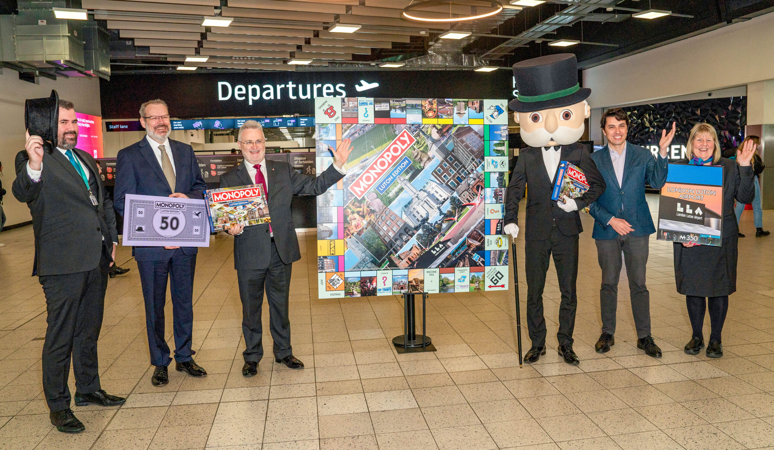 Airport grabs top spot on MONOPOLY Luton edition - The Lutonian