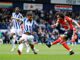 Tahith Chong tries to get Luton going against West Bromwich Albion